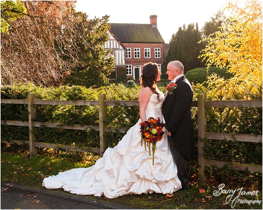 Stunning natural wedding portraits at The Moat House in Stafford by Contemporary Wedding Photographer Barry James