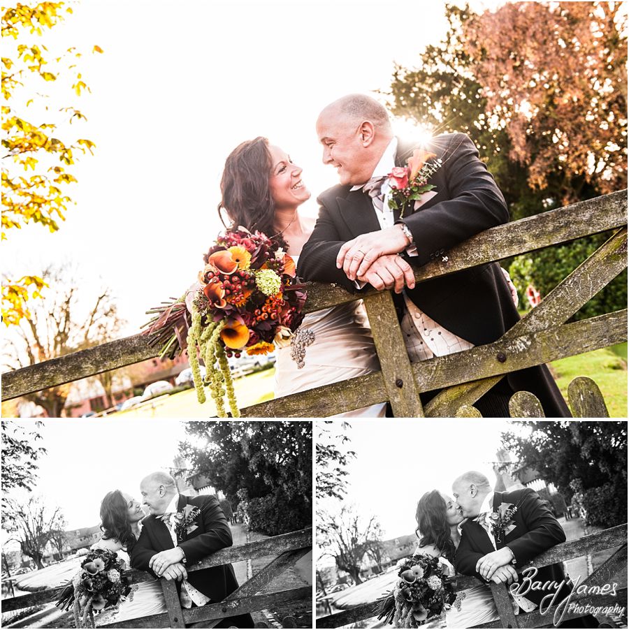 Beautiful bride and groom photos at The Moat House in Acton Trussell by Walsall Wedding Photographer Barry James
