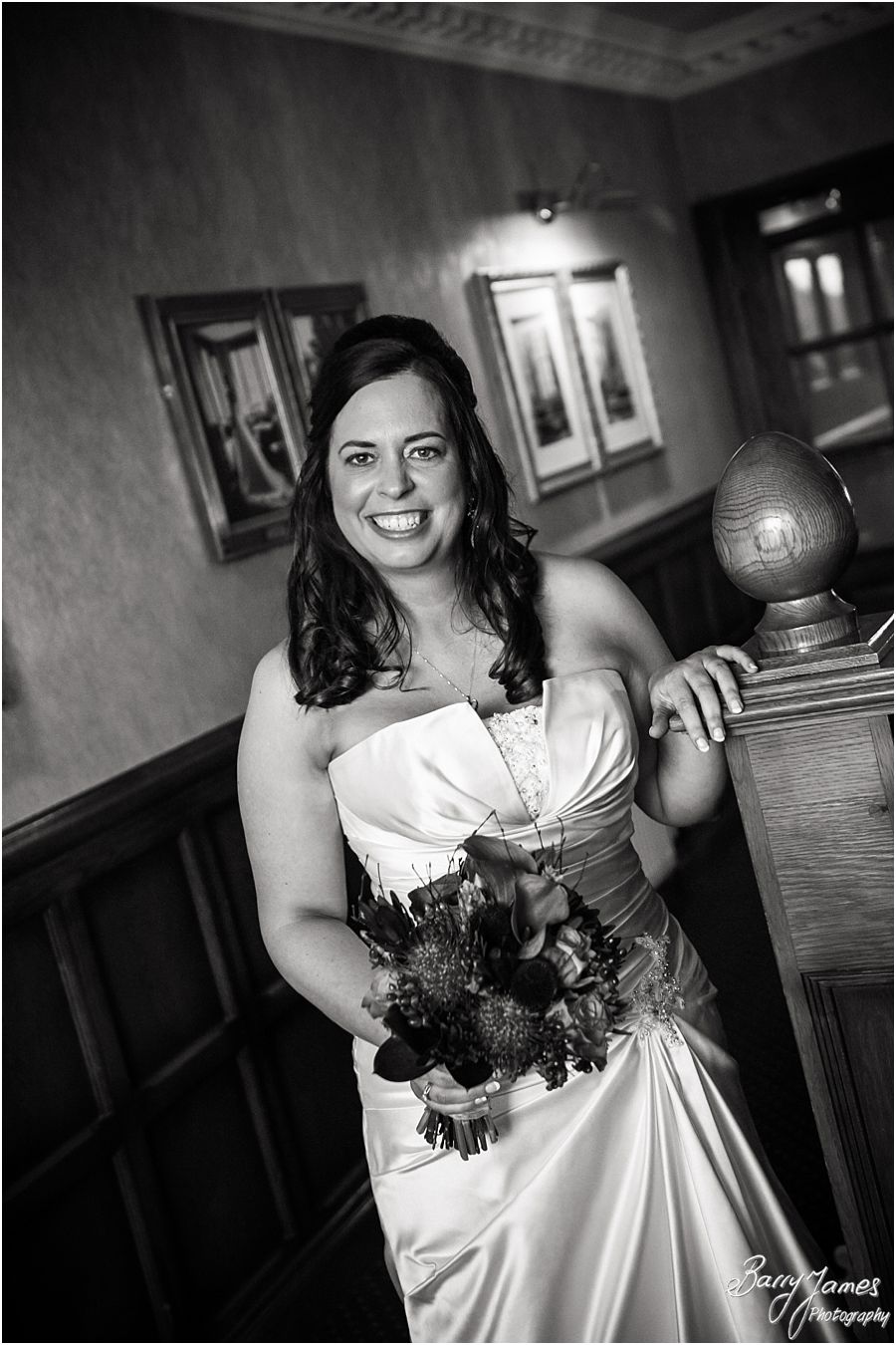 Gorgeous wedding photographs in The Moat House in Acton Trussell by Stafford Wedding Photographer Barry James