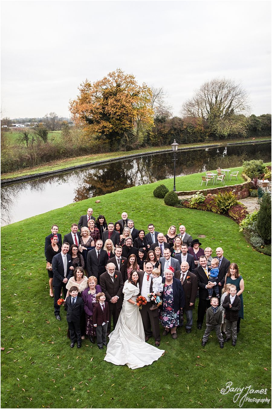 Relaxed real wedding photography at The Moat House in Stafford by Moat House Preferred Wedding Photographer Barry James