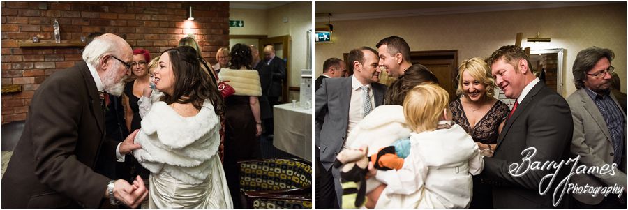 Contemporary and traditional winter wedding photography at The Moat House in Acton Trussell by Experienced Wedding Photographer Barry James