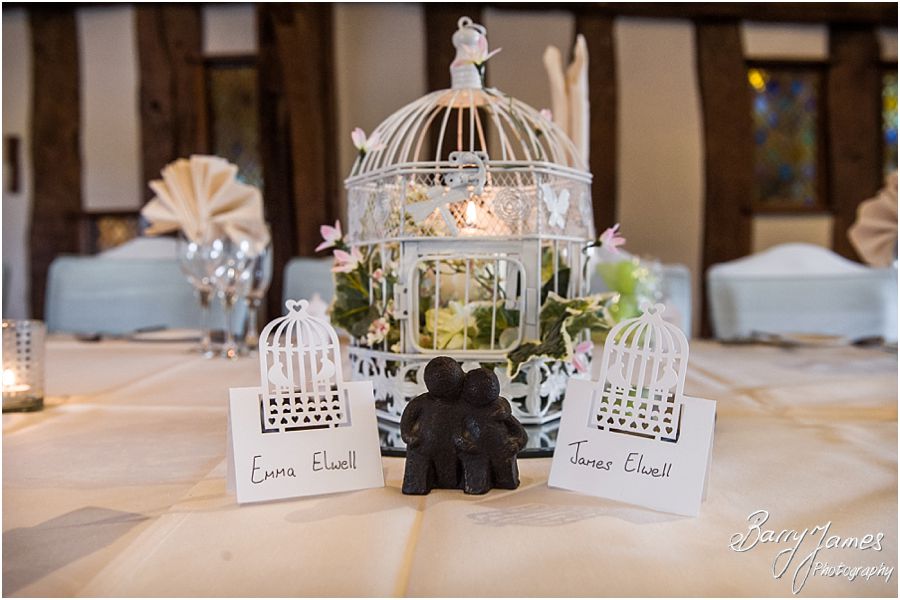 The Colin Lewis Suite set up beautifully for a small intimate wedding breakfast at The Moat House in Acton Trussell by Staffordshire Wedding Photographer Barry James