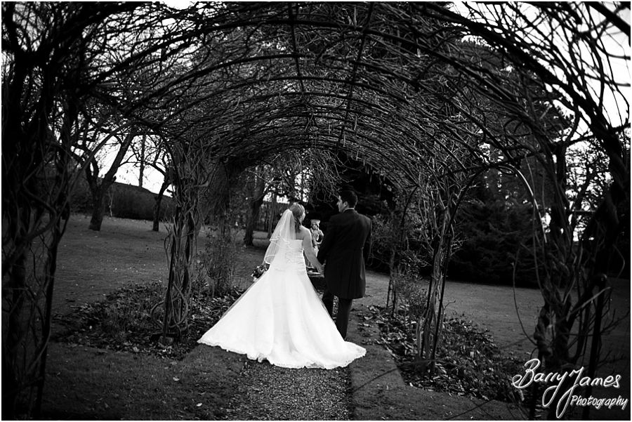 Contemporary creative photos of Bride and Groom in wonderful setting of Packington Moor in Lichfield by Award Winning Wedding Photographer Barry James