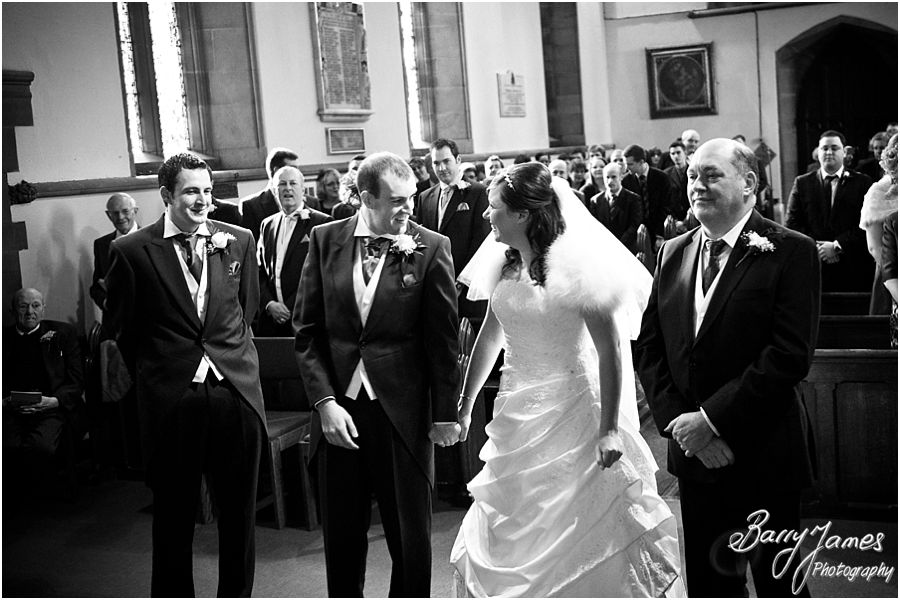 Natural unobtrusive wedding photography at Christchurch in Lichfield by Rugeley Professional Wedding Photographer Barry James