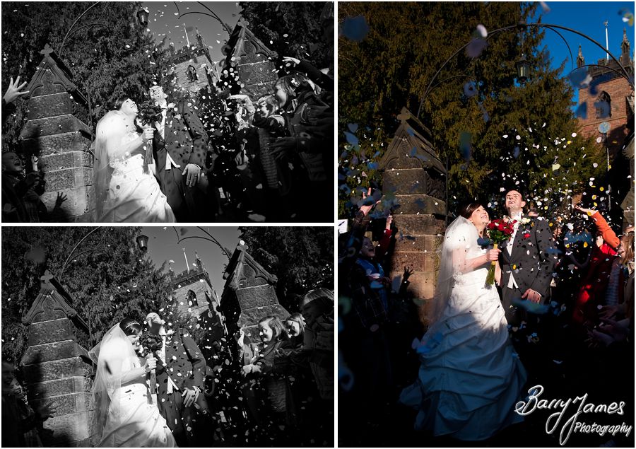 Beautiful wedding photography at Christchurch in Lichfield by Lichfield Wedding Photographer Barry James