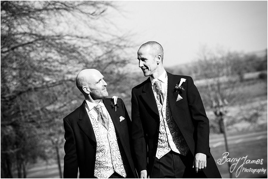 Relaxed natural wedding photographs at Weston Hall in Stafford by Contemporary Staffordshire Wedding Photographer Barry James