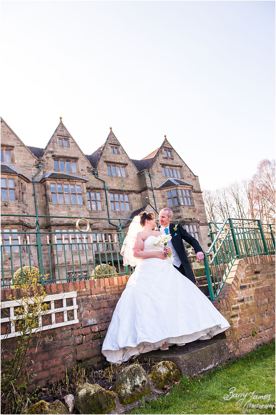 Beautiful wedding photographs at Weston Hall in Stafford by Contemporary Staffordshire Wedding Photographer Barry James