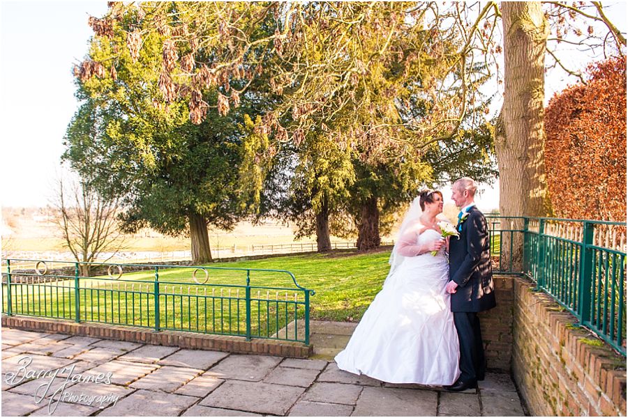 Creative contemporary wedding portraits at Weston Hall in Stafford by Contemporary Staffordshire Wedding Photographer Barry James