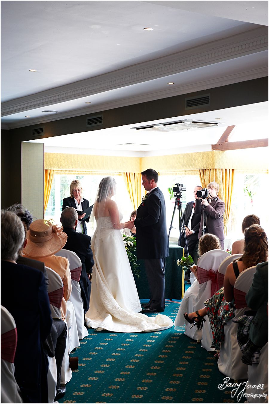 Creative wedding photographers at The Moat House in Acton Trussell by Venue Recommended Wedding Photographer Barry James