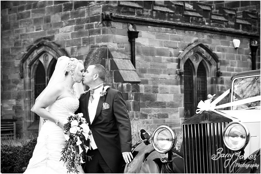 Classical and contemporary wedding photography story at St Luke Church in Cannock by Professional Wedding Photographer Barry James