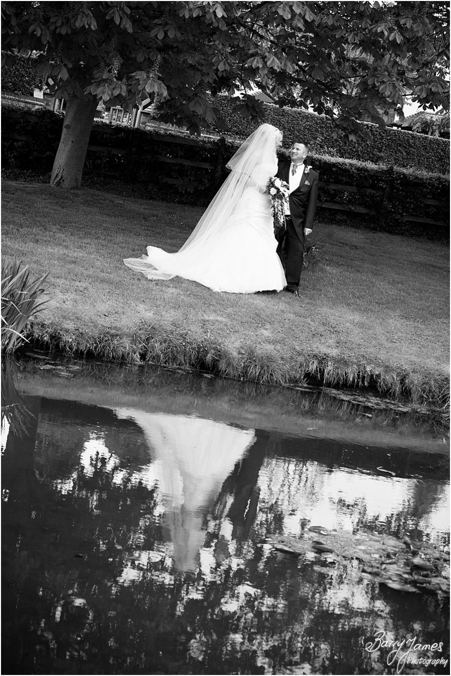 Relaxed timeless wedding photography that captures a beautiful story at The Moat House in Acton Trussell by Recommended Full Time Wedding Photographer Barry James