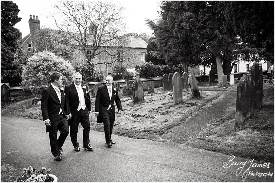 Creative timeless wedding photographs at St Michaels Church in Penkridge by Recommended Wedding Photographer Barry James