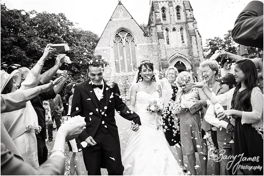 Storytelling creative wedding photography at Rushall Parish Church in Walsall by Contemporary Wedding Photographer Barry James