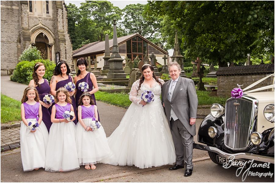 Recommended full time professional wedding photographer capturing wedding at Rushall Parish Church in Walsall by Walsall Wedding Photographer Barry James