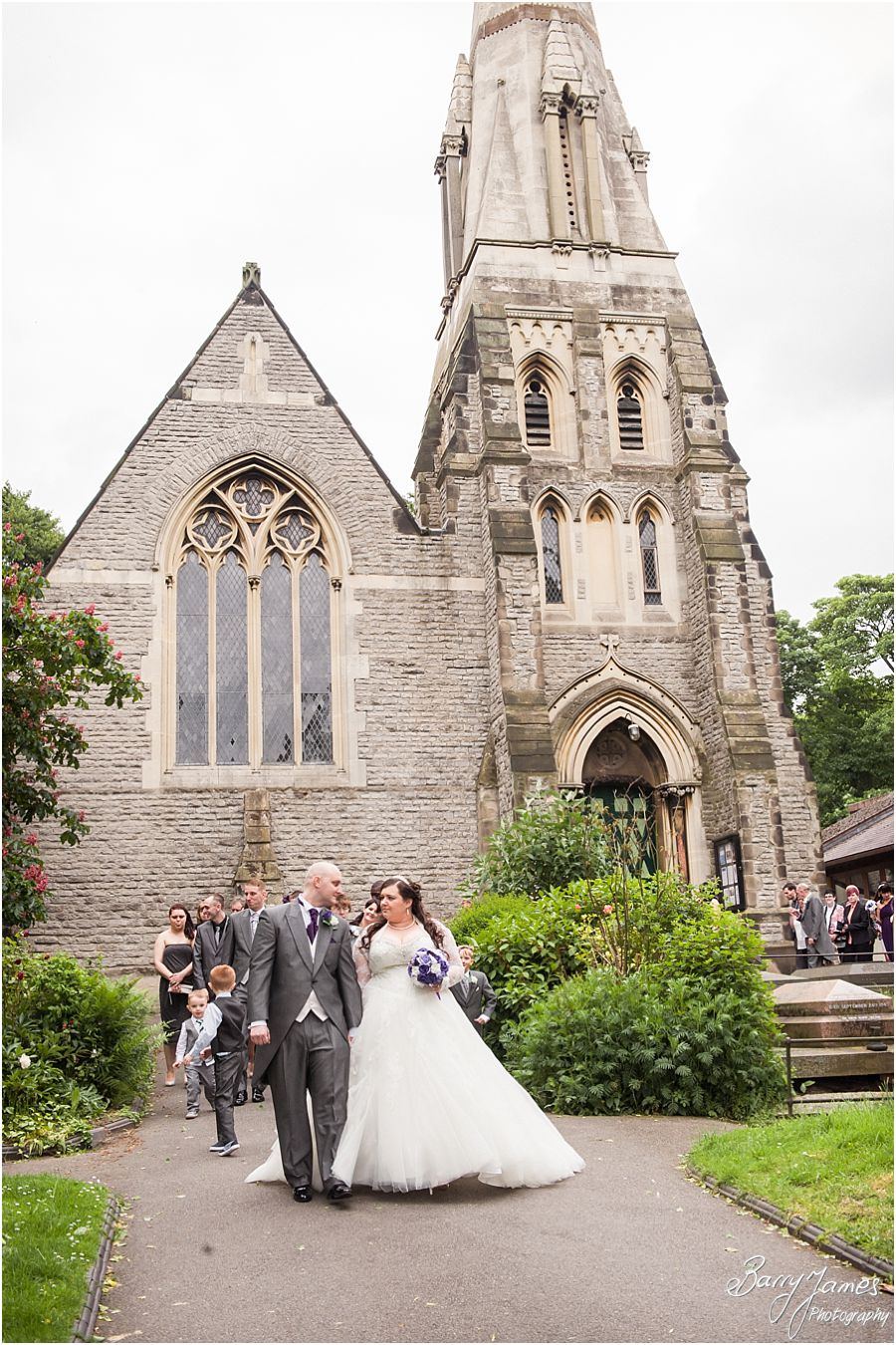 Beautiful storytelling wedding photography at Rushall Parish Church in Walsall by Professional Full Time Wedding Photographer Barry James