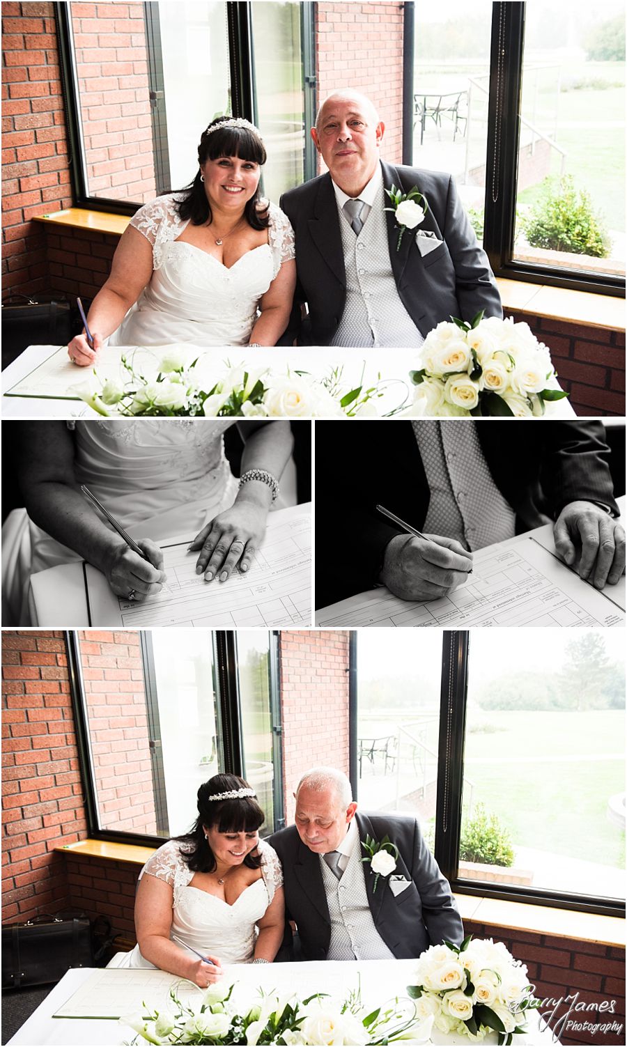 Creative contemporary wedding photographs at Calderfields Golf and Country Club in Walsall by Walsall Wedding Photographer Barry James