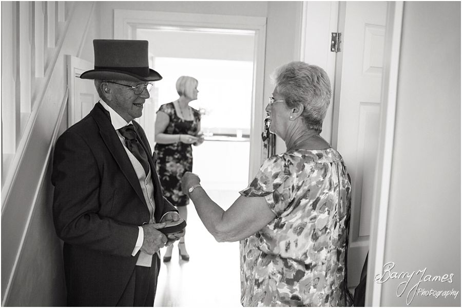 Photos that show emotion, excitement and fun of wedding morning at Brides home in Willenhall by Contemporary Candid and Creative Wedding Photographer Barry James