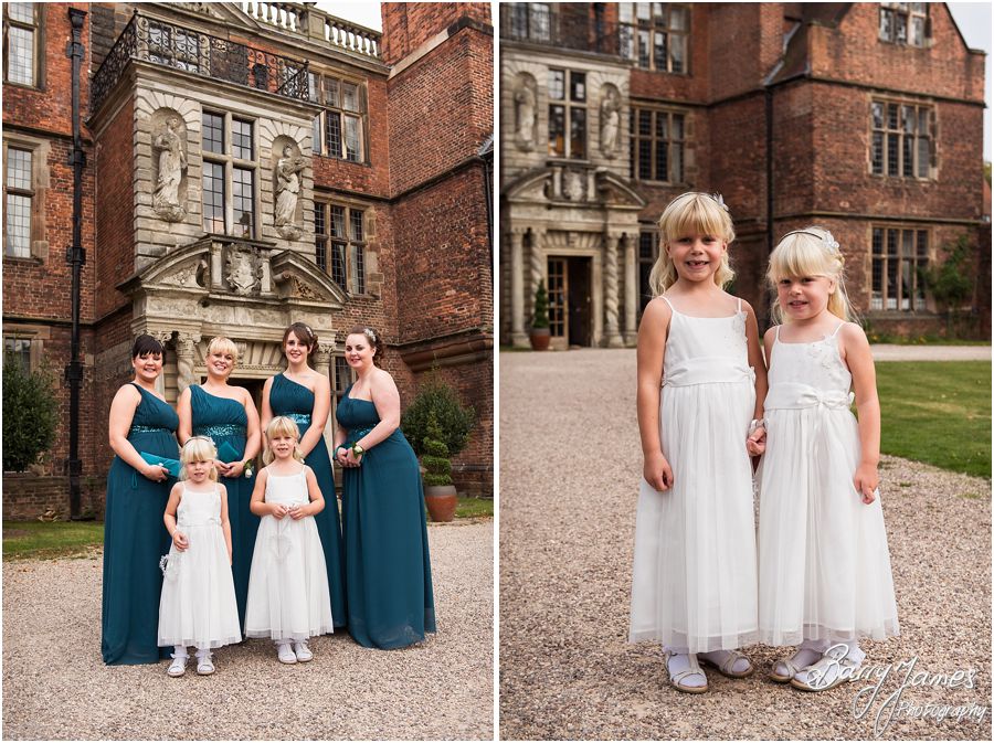 Timeless blend of contemporary portraits and candid moments capture wedding story at Castle Bromwich Hall Hotel in Birmingham by Full Time Professional Wedding Photographer Barry James