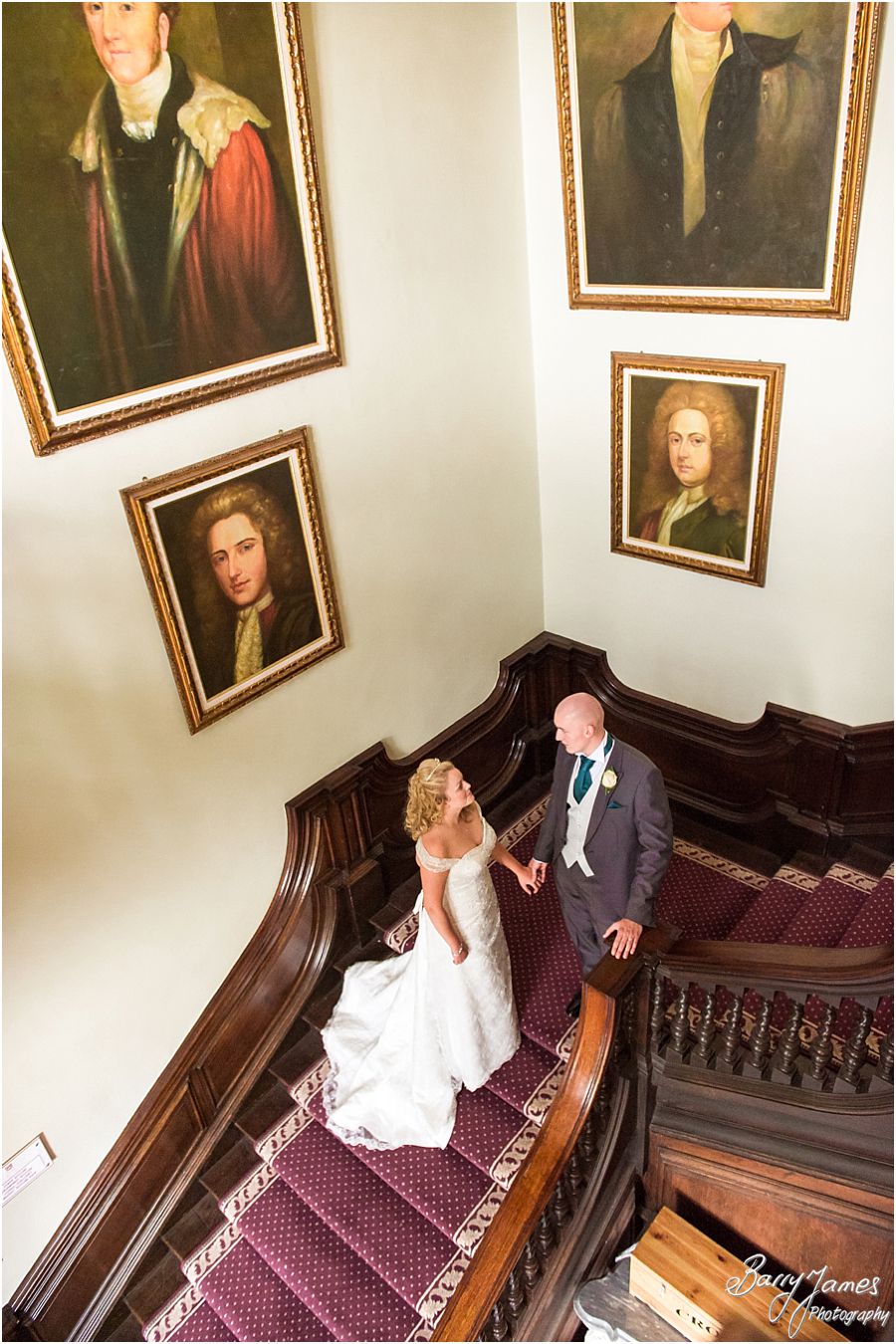 Creative wedding photography at Castle Bromwich Hall Hotel in Birmingham by Experienced Professional Wedding Photographer Barry James