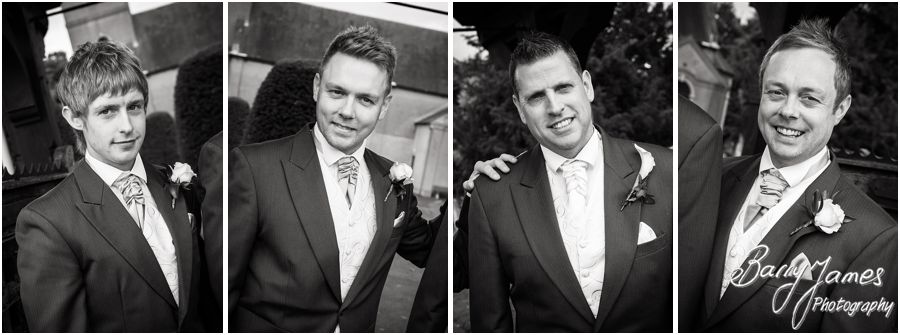 Contemporary and creative storytelling wedding photographs at Himley Church in Dudley by Staffordshire Wedding Photographer Barry James