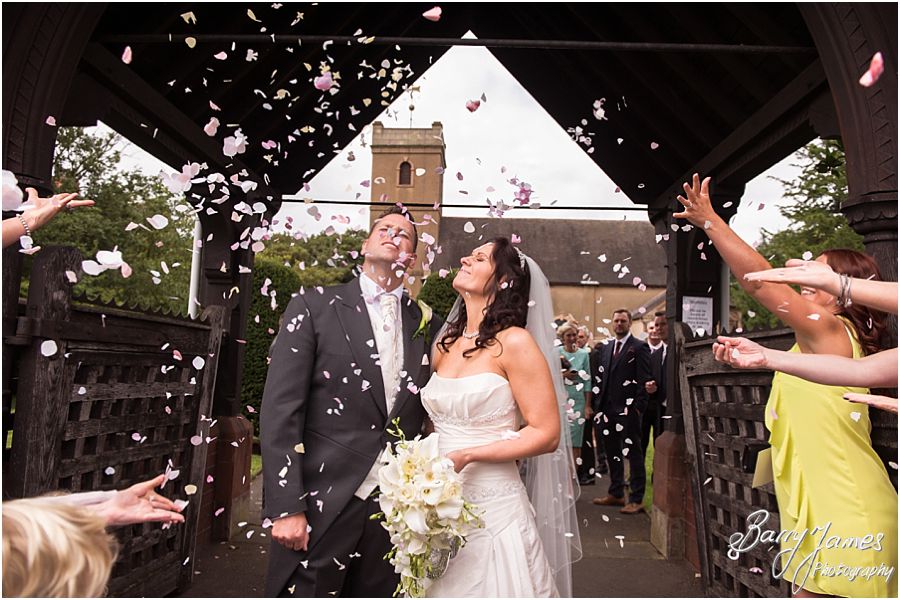 Relaxed contemporary wedding photography at Himley Church in Dudley by Staffordshire Wedding Photographer Barry James