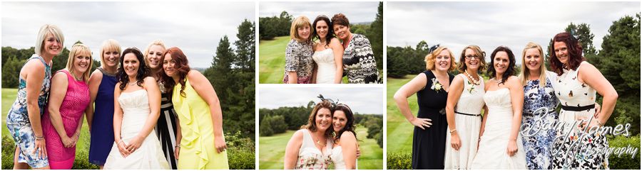 Creative wedding photography at Swindon Golf Club in Dudley by Staffordshire Wedding Photographer Barry James