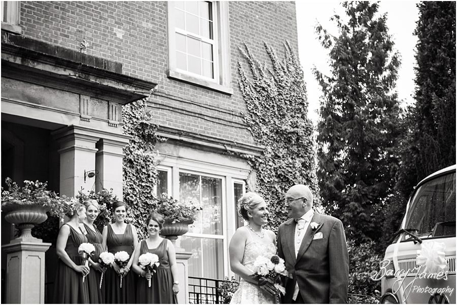 Creative wedding photographs at Rodbaston Hall in Penkridge by Penkridge Wedding Photographer Barry James