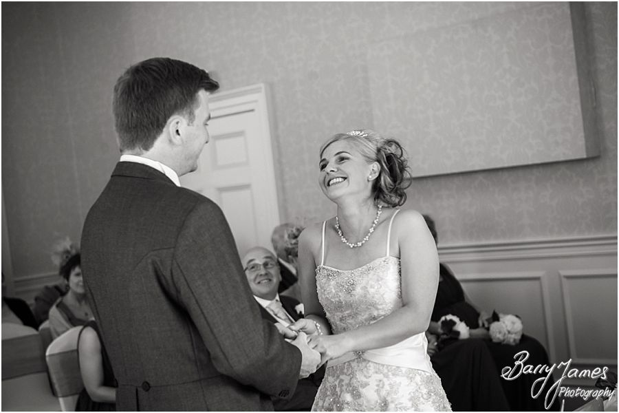 Storytelling candid and contemporary wedding photography at Rodbaston Hall in Penkridge by Penkridge Wedding Photographer Barry James