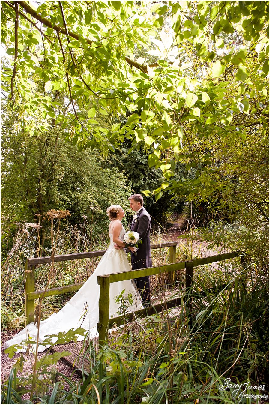 Recommended wedding photographer captures beautiful wedding photographs at Rodbaston Hall in Penkridge by Cannock Wedding Photographer Barry James