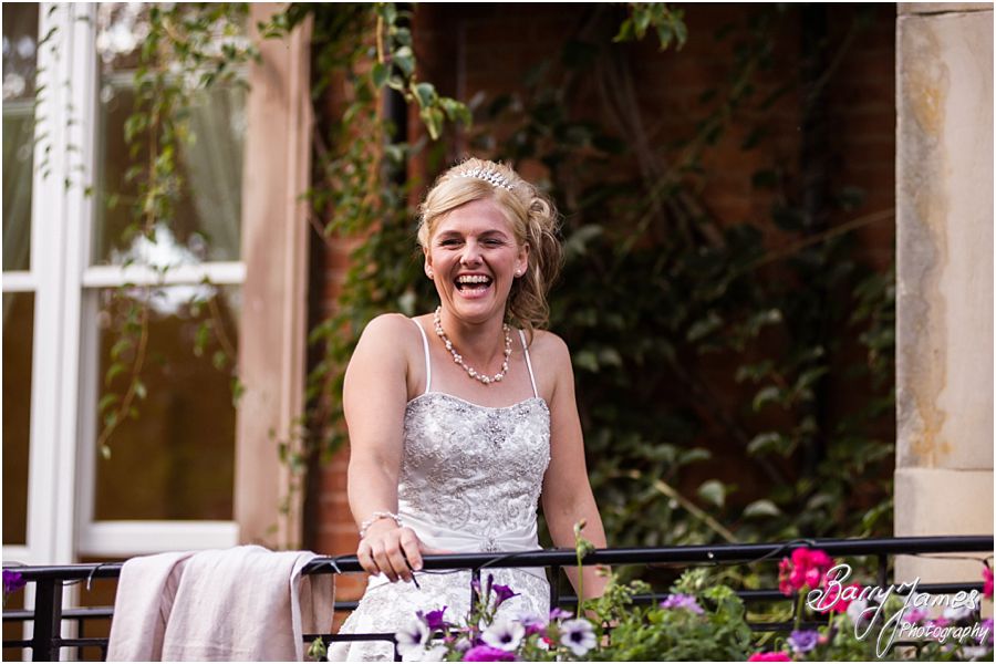 Fun and expressive wedding photography at Rodbaston Hall in Penkridge by Stafford Wedding Photographer Barry James