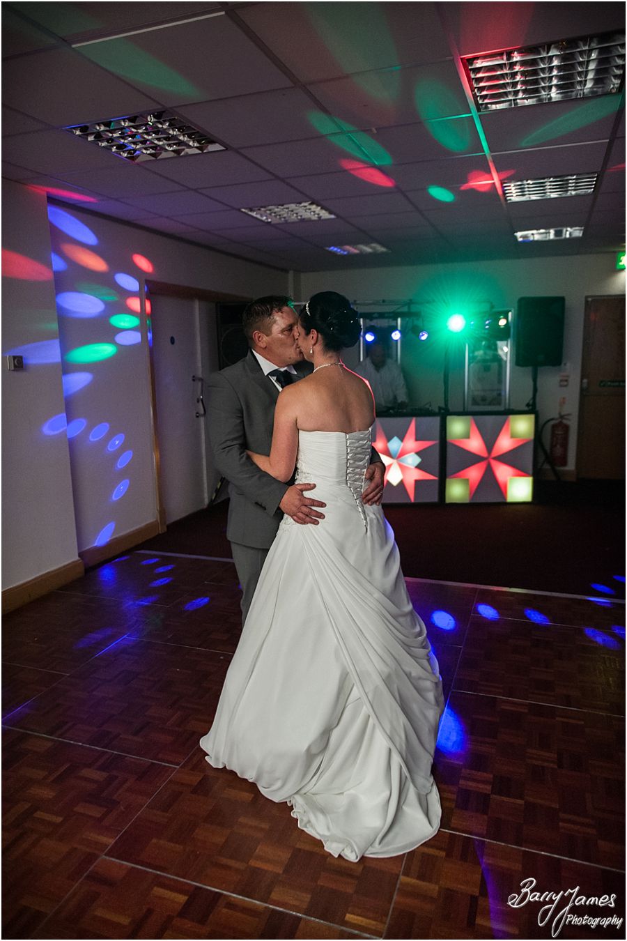 Capturing the first dance and evening reception at The Ramada in Cannock by Professional Contemporary Candid and Creative Wedding Photographer Barry James
