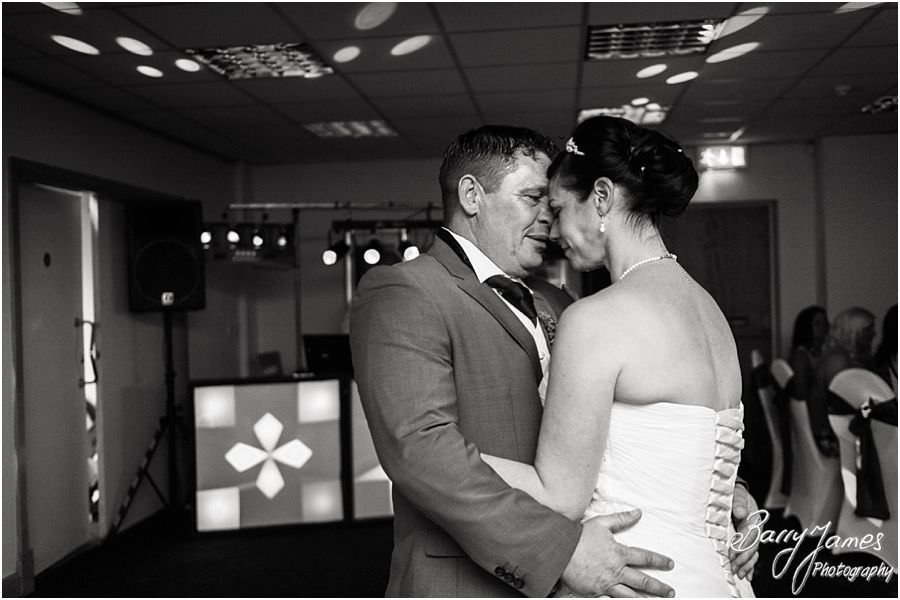 Capturing the first dance and evening reception at The Ramada in Cannock by Professional Contemporary Candid and Creative Wedding Photographer Barry James