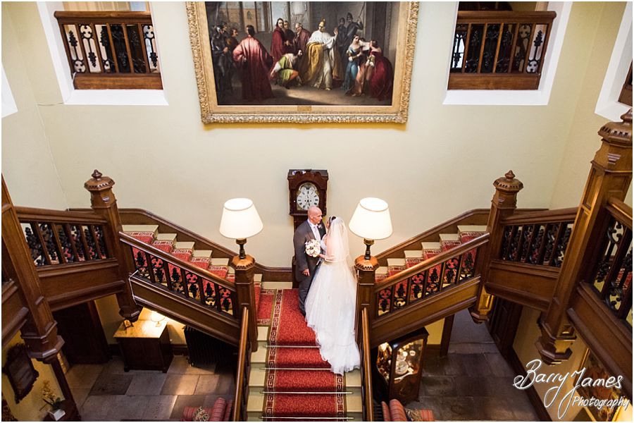 Beautiful relaxed portraits of couple around the stunning setting of Heath House in Tean by Professional Wedding Photographer Barry James