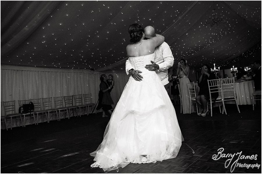 Creative photographs of the fabulous first dance at Heath House in Tean by Reportage Stoke Photographer Barry James