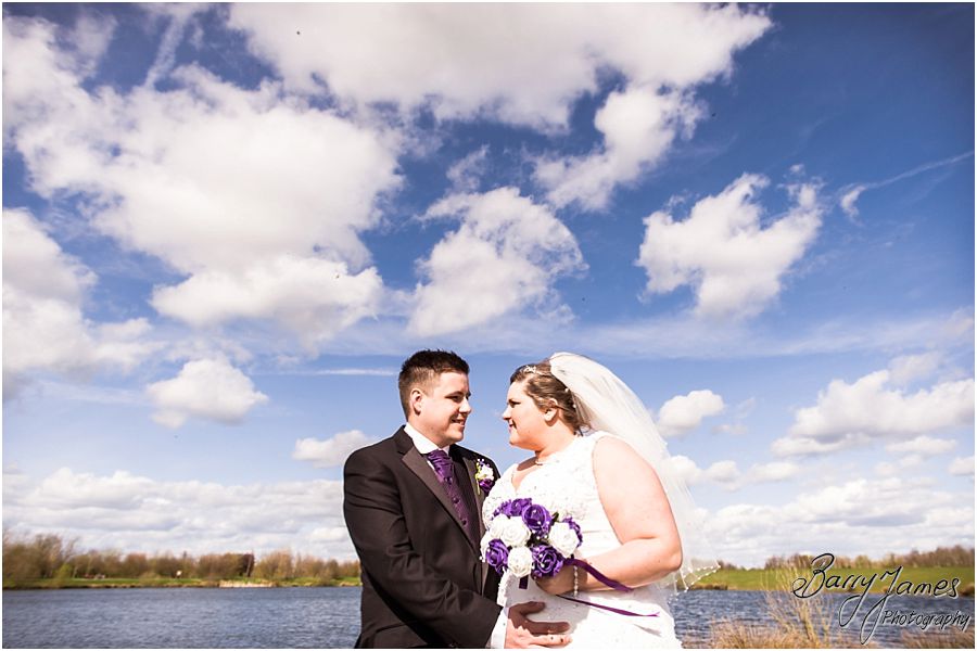Gorgeous wedding photographs at The Waterfront in Barton Marina by Burton-on-Trent Award Winning Wedding Photographer Barry James