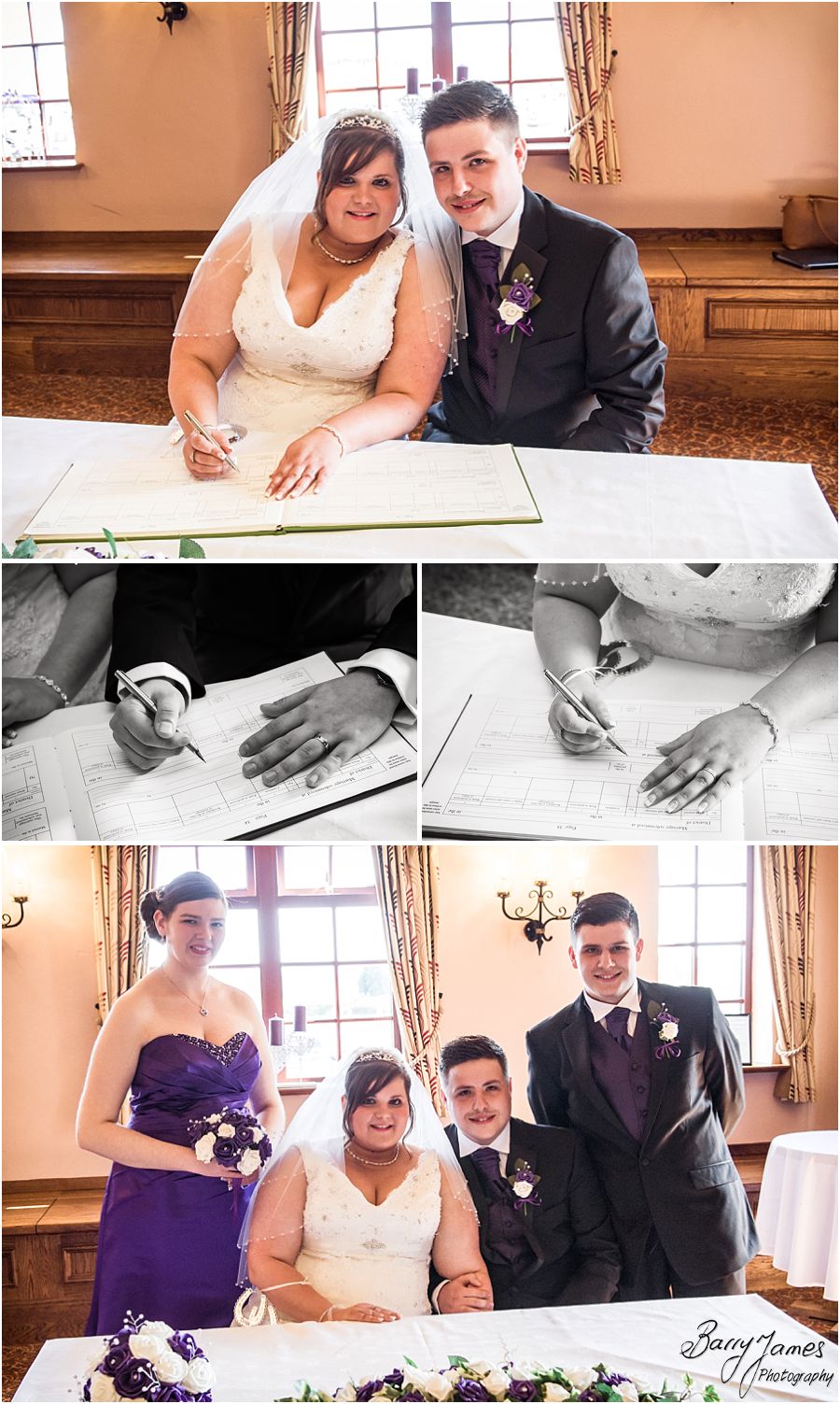 Capturing the emotion and story of the civil wedding at The Waterfront in Barton Marina by Burton-on-Trent Professional Wedding Photographer Barry James