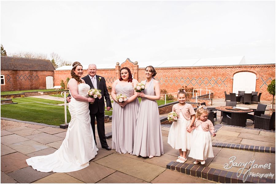 Relaxed portraits of bridal party at Alrewas Hayes in Burton upon Trent by Contemporary and Creative Wedding Photographer Barry James