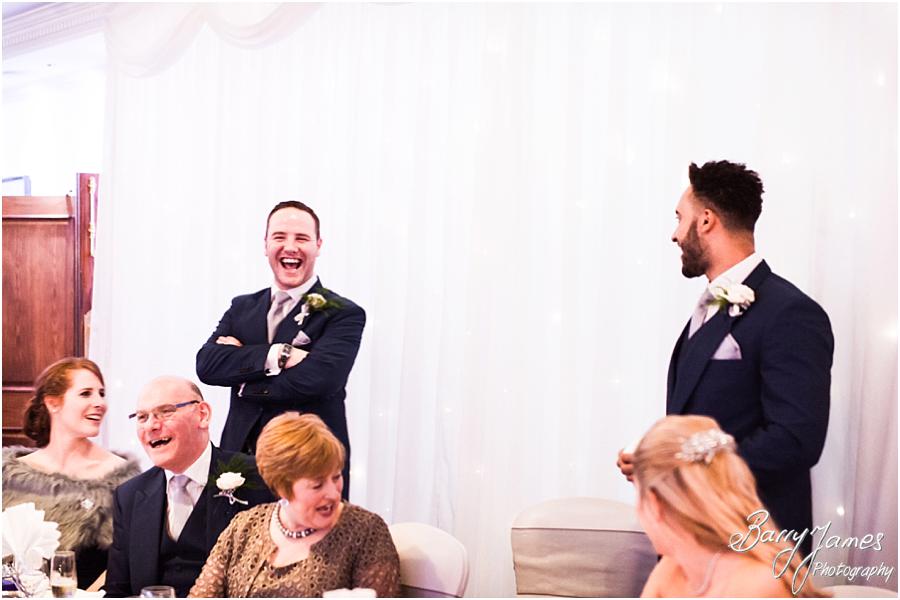 Capturing the fabulous reactions to the speeches at The Moat House in Acton Trussell by Wolverhampton Wedding Photographer Barry James