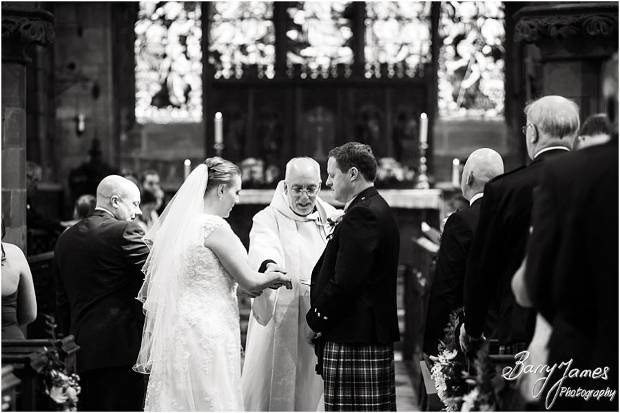 Storytelling photographs of the wonderful ceremony at Saint Michael Greenhill Church in Lichfield by Sutton Coldfield Wedding Photographer Barry James