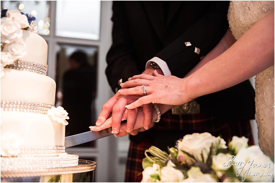 Stunning wedding cake for wedding at Moor Hall in Sutton Coldfield by Sutton Coldfield Wedding Photographer Barry James