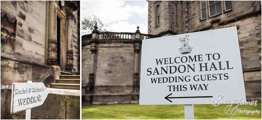 Beautiful details of the wedding at Sandon Hall in Stafford by Stafford Wedding Photographer Barry James