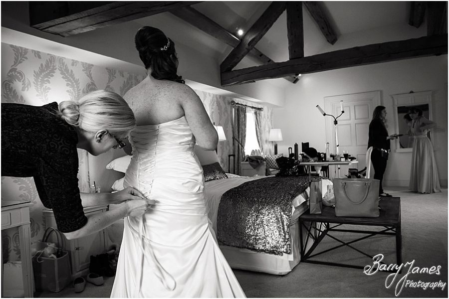 Creative candid photography of make up and preparations at Alrewas Hayes in Burton upon Trent by Recommended Wedding Photographer Barry James