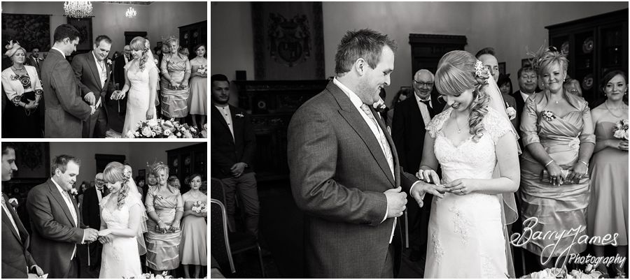 Unobtrusive beautiful photographs during the wedding ceremony at Hawkesyard Estate in Rugeley by Rugeley Award Winning Wedding Photographer Barry James