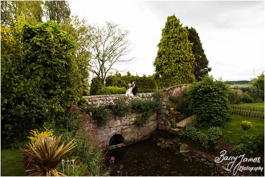 Creative modern wedding photographs at Albright Hussey Manor in Shrewsbury by Contemporary Wedding Photographer Barry James