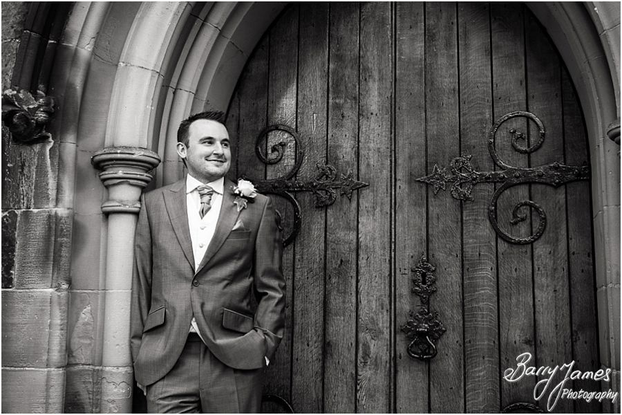 Capturing the beautiful wedding ceremony at St James Church in Barton under Needwood by Barton Under Needwood Wedding Photographer Barry James