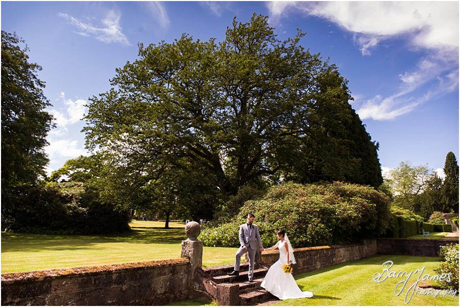 Creative wedding photographs at Sandon Hall in Stafford by Stafford Wedding Photographer Barry James