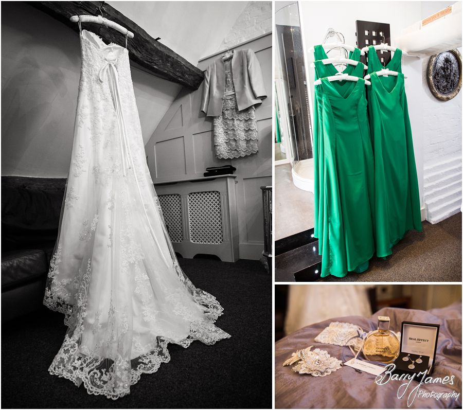 Reportage photos of the bridal hair and makeup at Netherstowe House in Lichfield by Lichfield Wedding Photographer Barry James