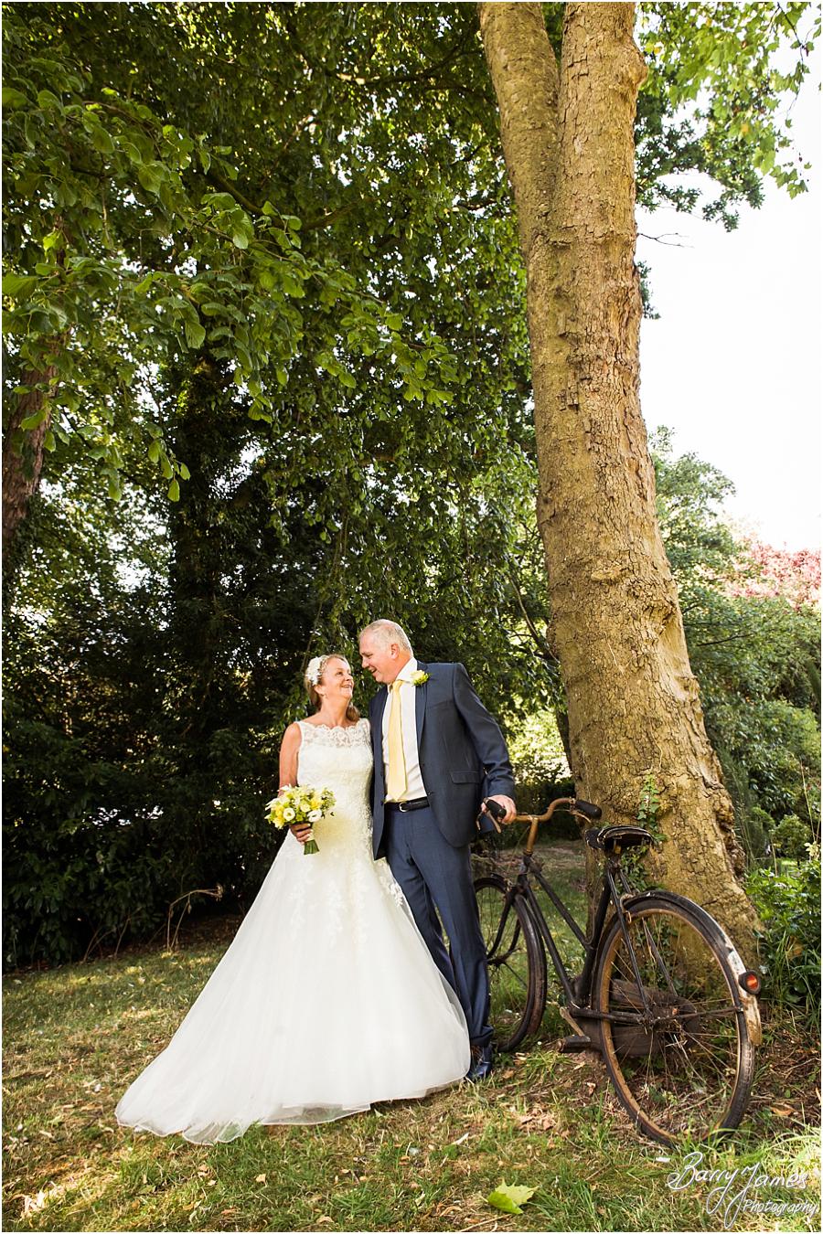 Creative portraits utilising the beautiful featured in the gardens at Moxhull Hall in Sutton Coldfield by Sutton Coldfield Wedding Photographer Barry James
