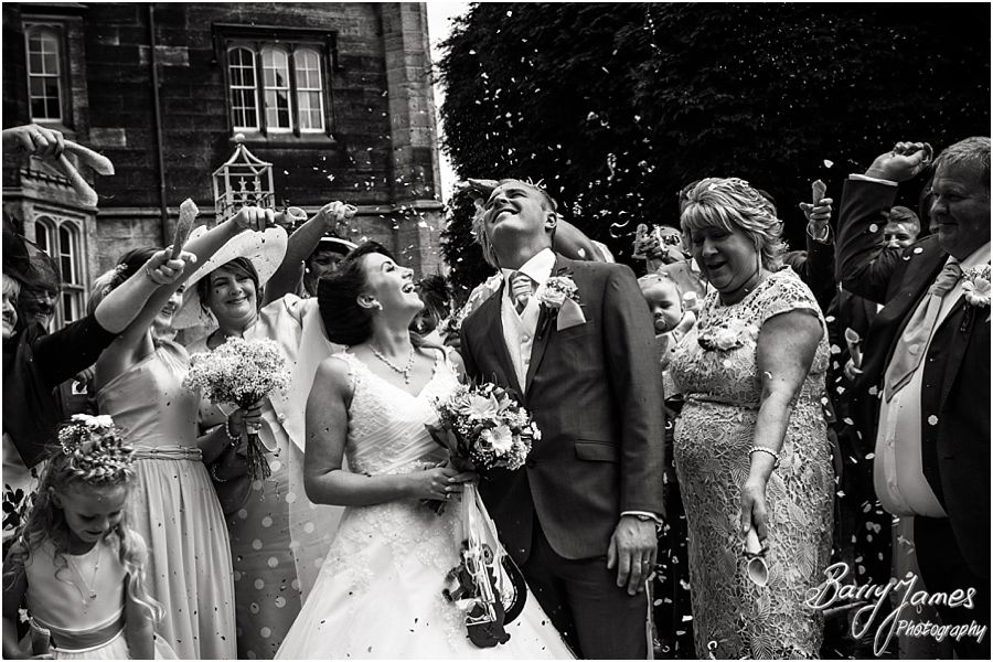 Fun wedding photographs at Hawkesyard Estate in Rugeley by Rugeley Wedding Photographer Barry James