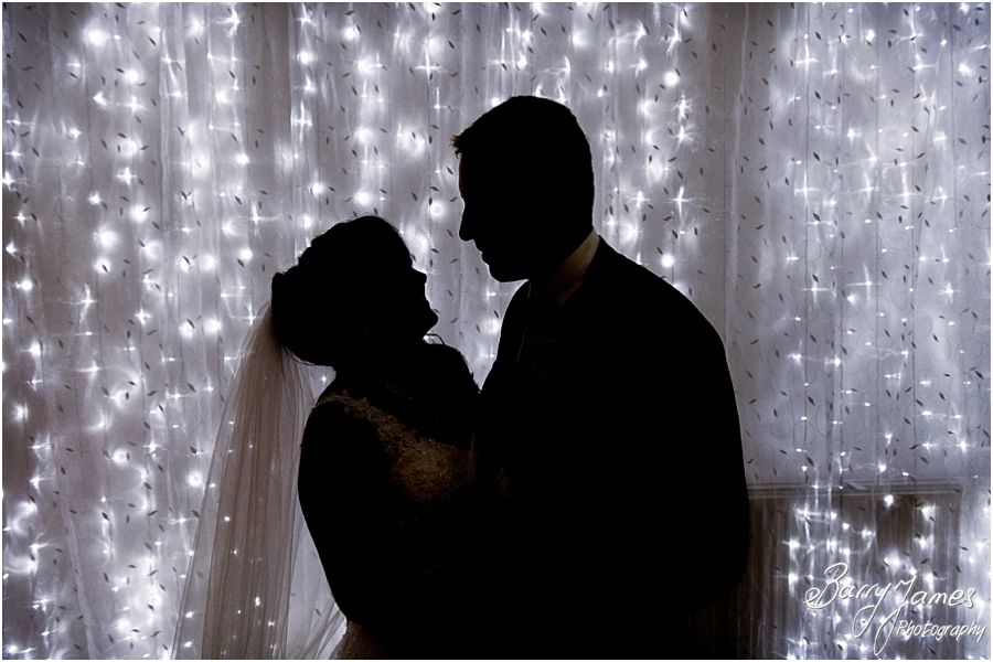 Creative natural photographs capturing the spirit and excitement of the first dance and the fabulous party at Hawkesyard Estate in Rugeley by Rugeley Wedding Photographer Barry James